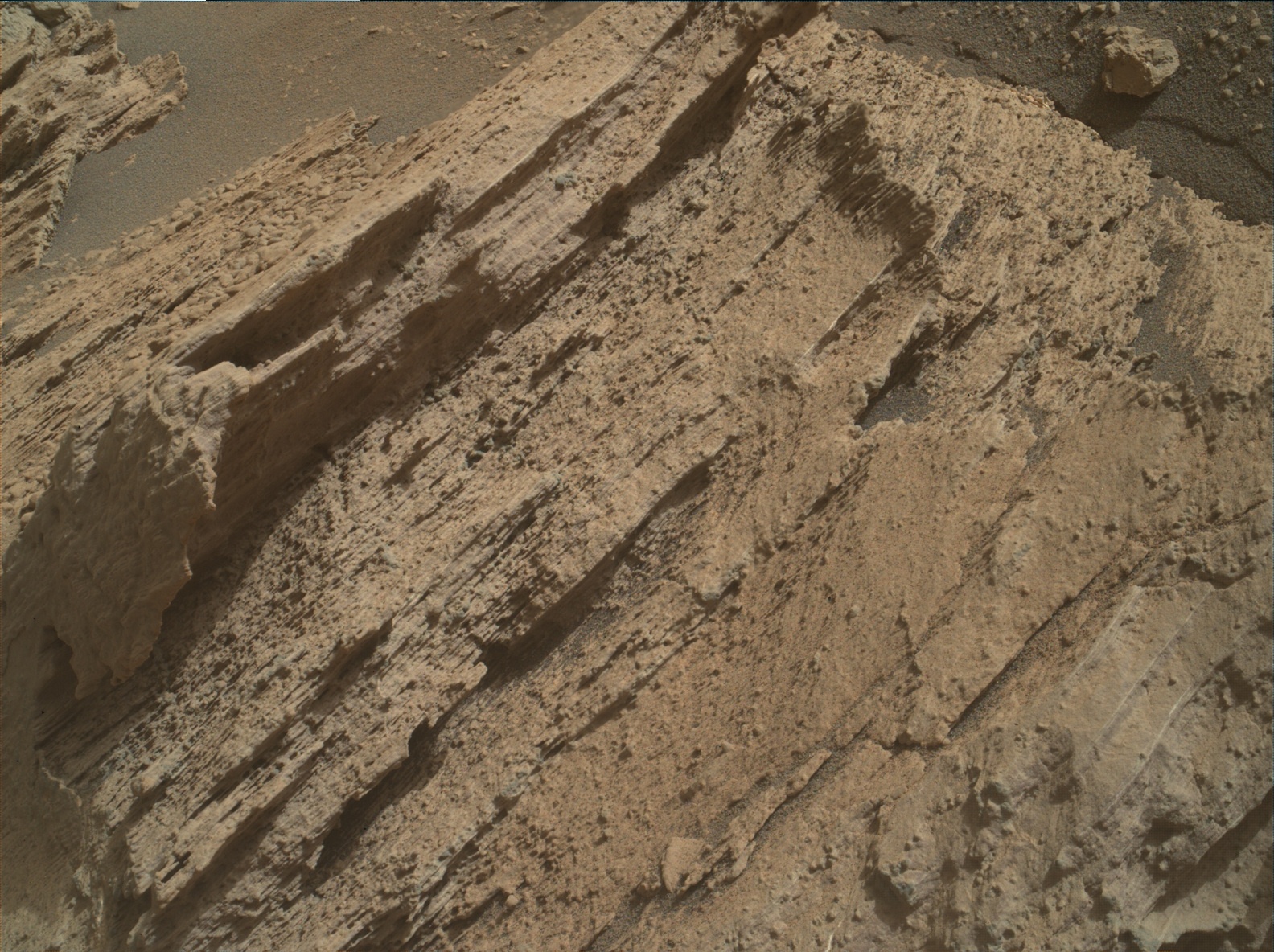 Nasa's Mars rover Curiosity acquired this image using its Mars Hand Lens Imager (MAHLI) on Sol 2586