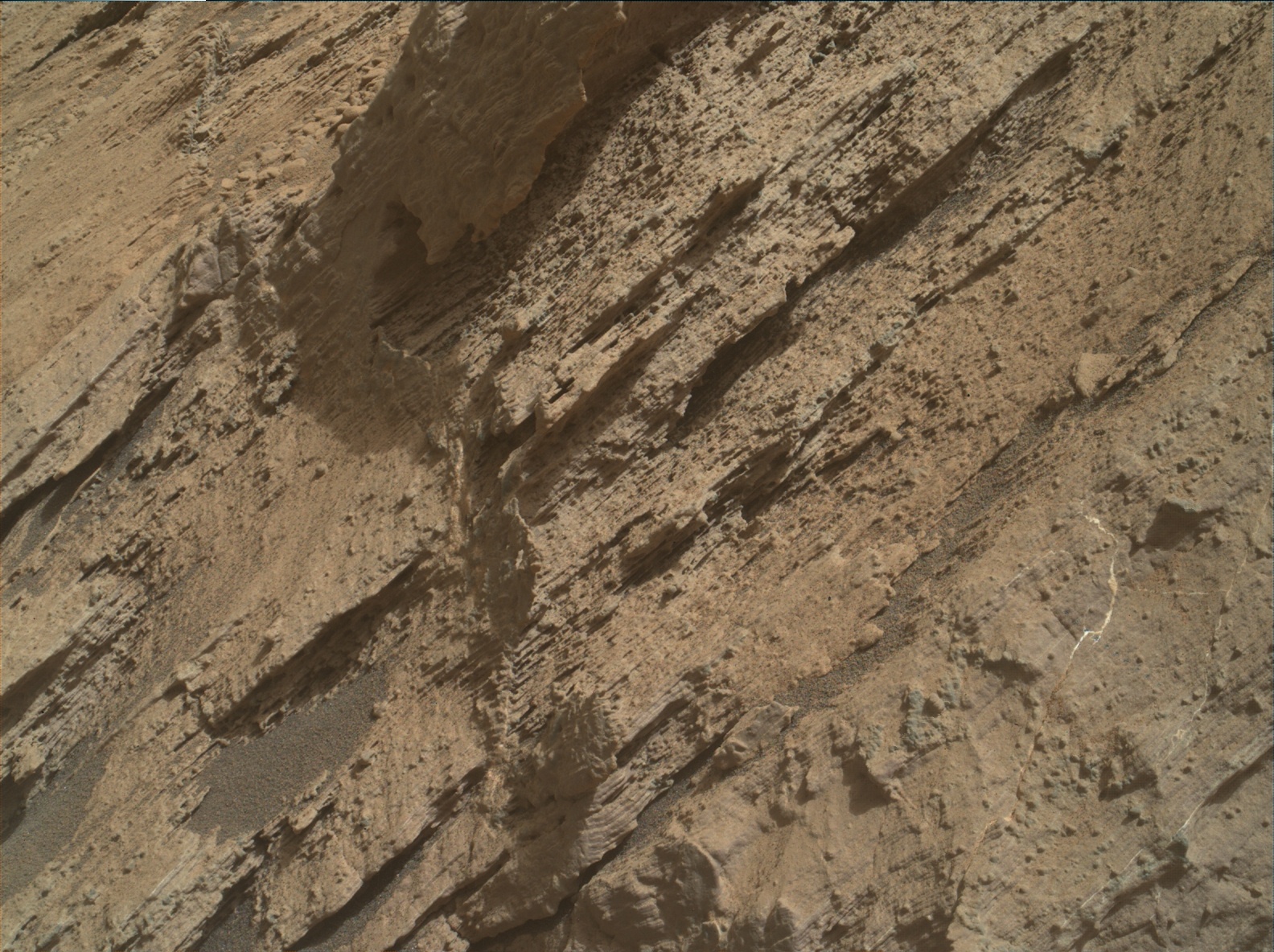 Nasa's Mars rover Curiosity acquired this image using its Mars Hand Lens Imager (MAHLI) on Sol 2586