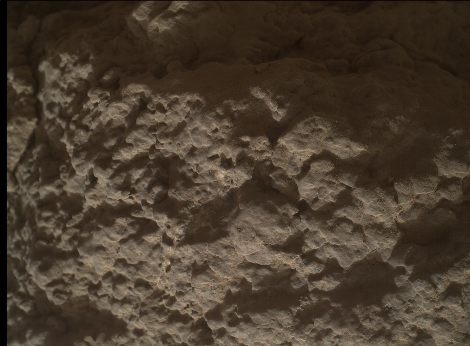 Nasa's Mars rover Curiosity acquired this image using its Mars Hand Lens Imager (MAHLI) on Sol 2587