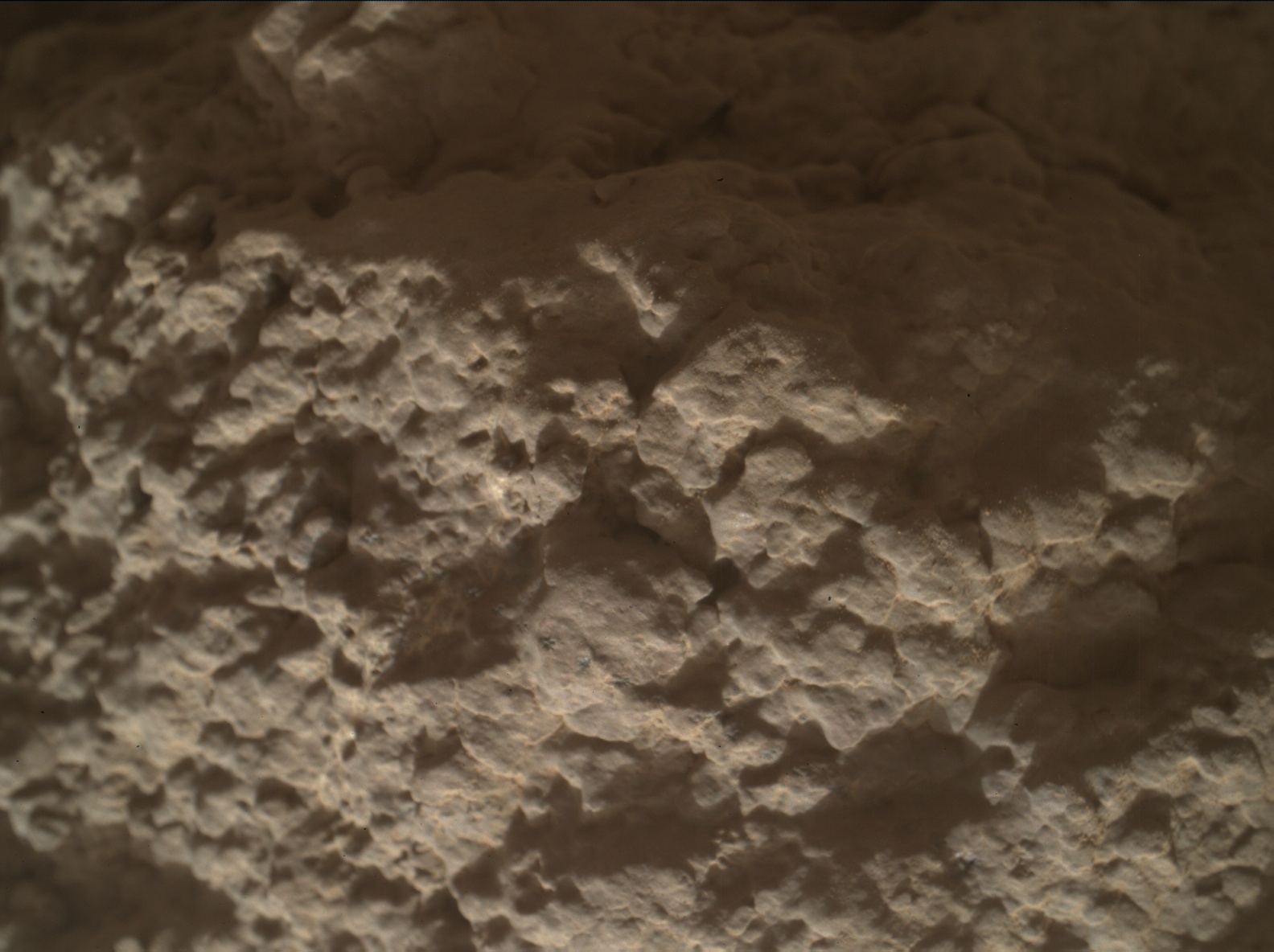 Nasa's Mars rover Curiosity acquired this image using its Mars Hand Lens Imager (MAHLI) on Sol 2587