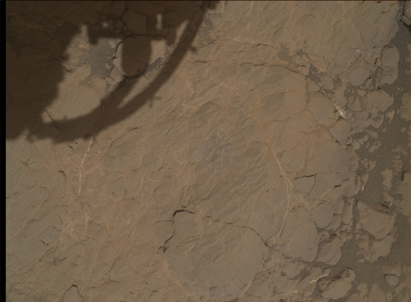 Nasa's Mars rover Curiosity acquired this image using its Mars Hand Lens Imager (MAHLI) on Sol 2590