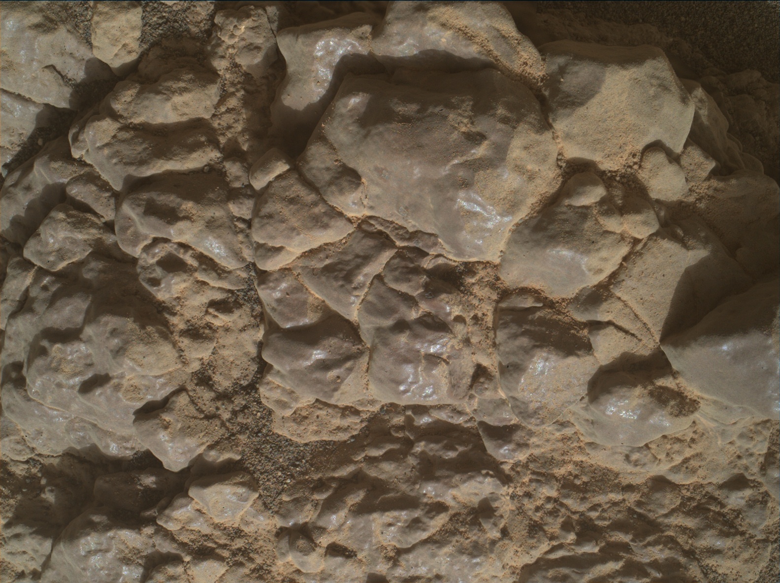 Nasa's Mars rover Curiosity acquired this image using its Mars Hand Lens Imager (MAHLI) on Sol 2592