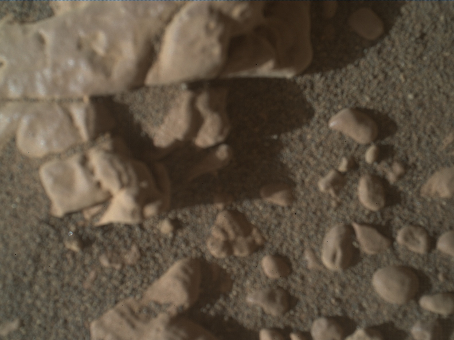 Nasa's Mars rover Curiosity acquired this image using its Mars Hand Lens Imager (MAHLI) on Sol 2594