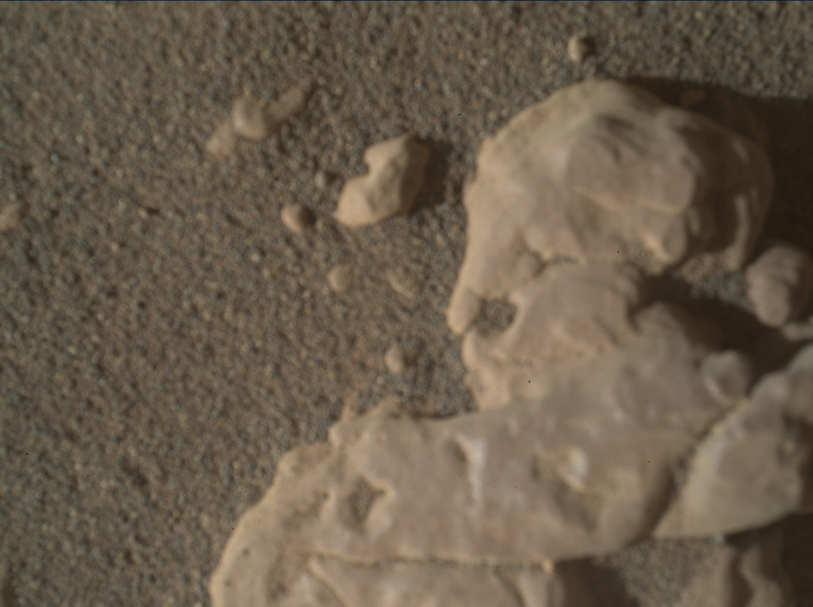 Nasa's Mars rover Curiosity acquired this image using its Mars Hand Lens Imager (MAHLI) on Sol 2594