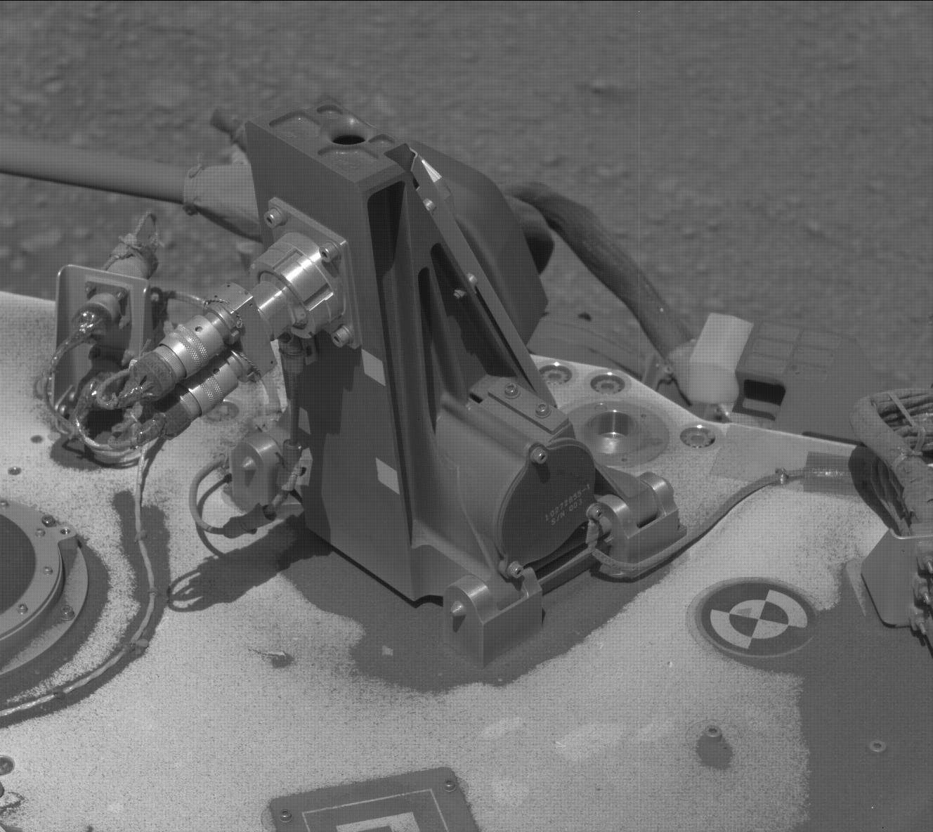 Nasa's Mars rover Curiosity acquired this image using its Mast Camera (Mastcam) on Sol 2596