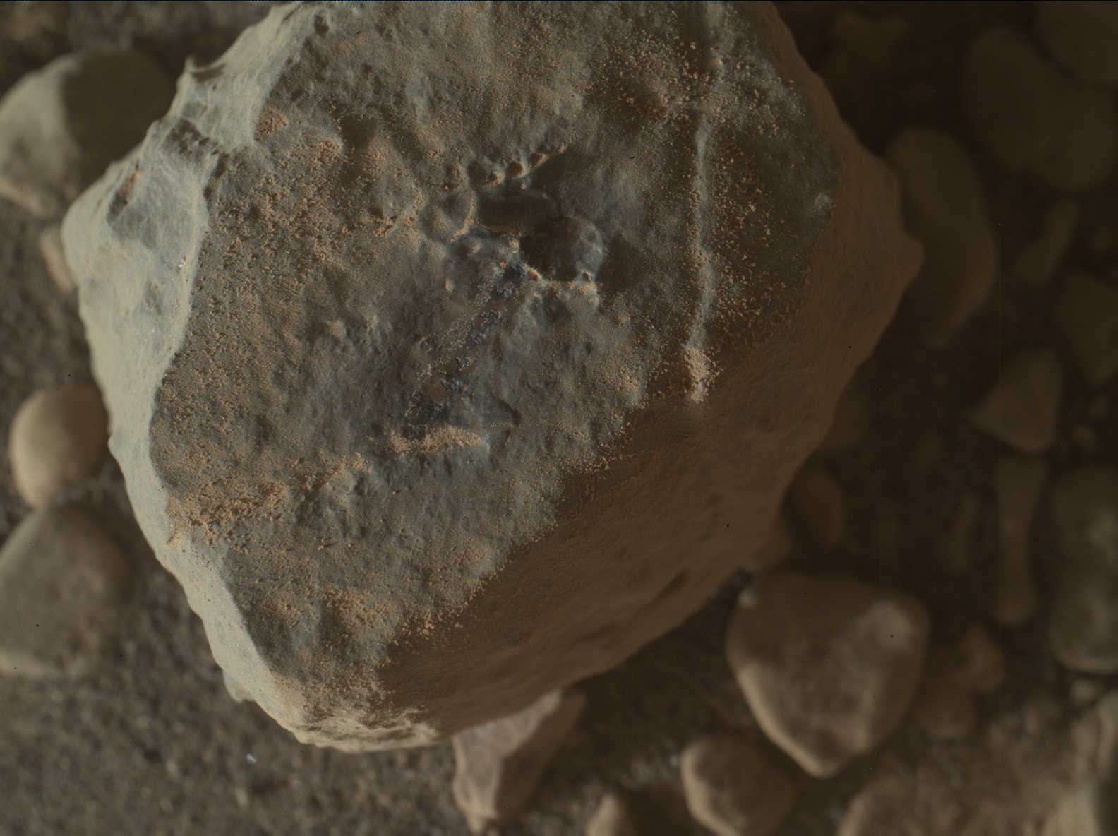 Nasa's Mars rover Curiosity acquired this image using its Mars Hand Lens Imager (MAHLI) on Sol 2608