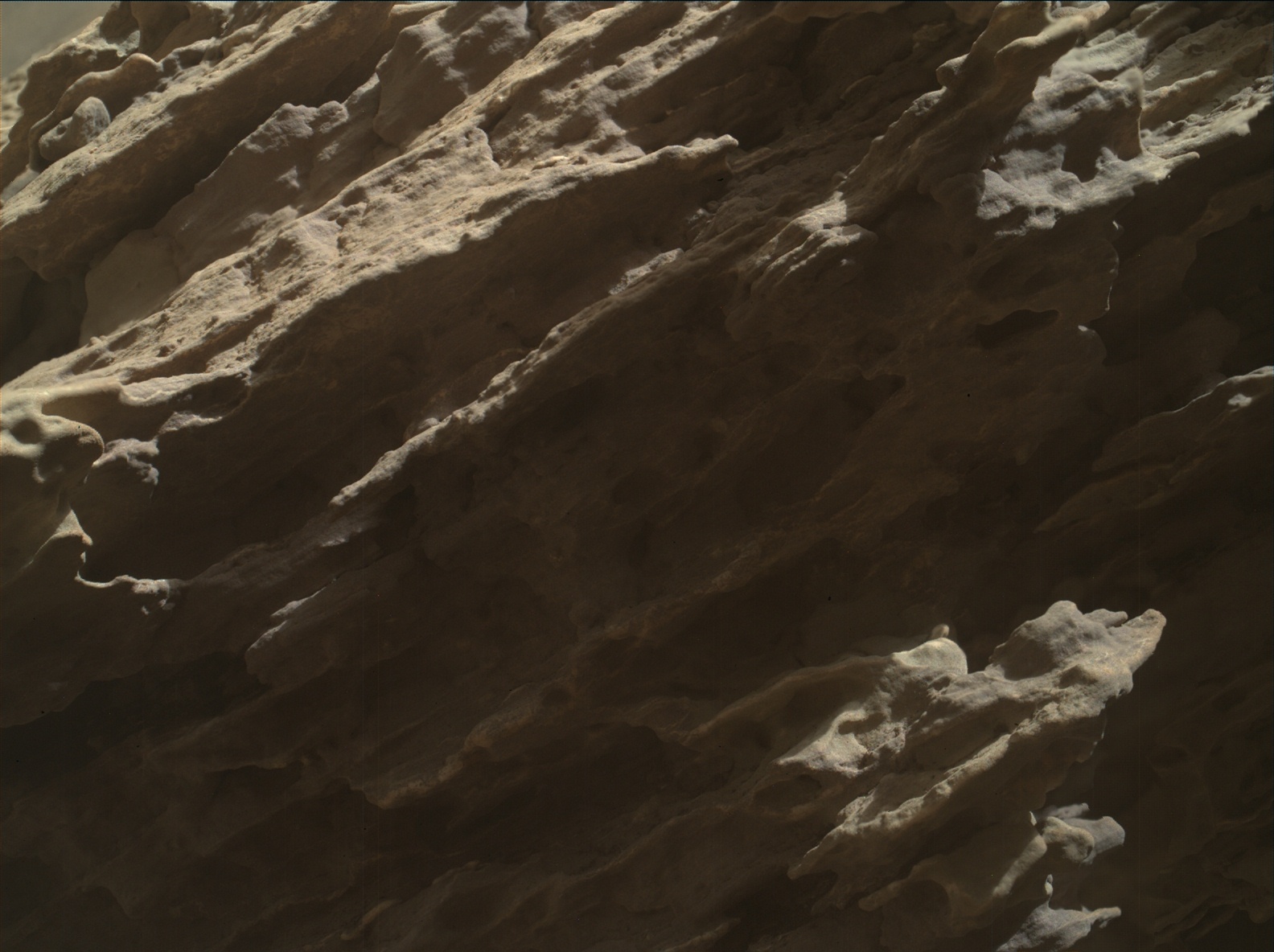 Nasa's Mars rover Curiosity acquired this image using its Mars Hand Lens Imager (MAHLI) on Sol 2609
