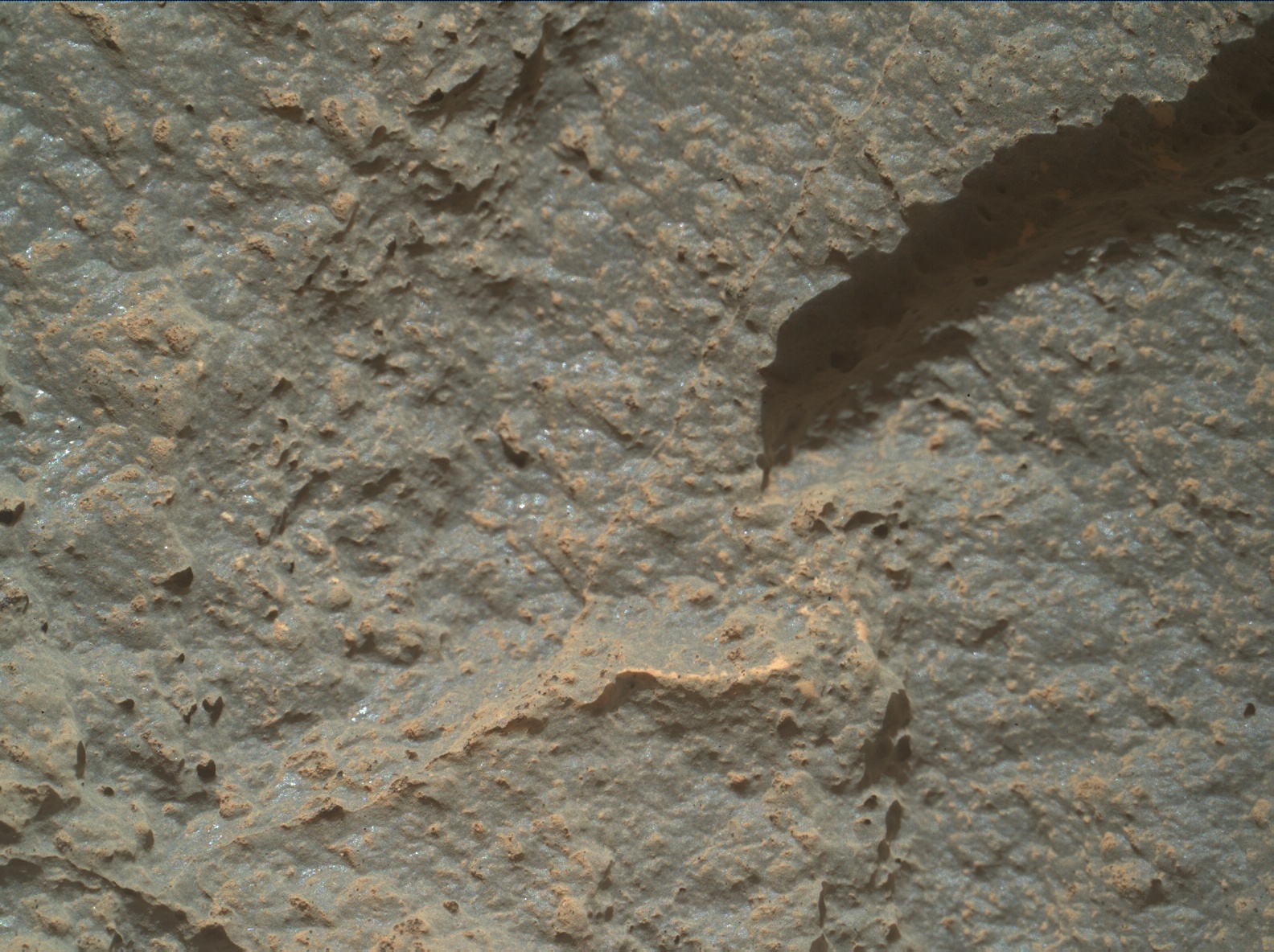 Nasa's Mars rover Curiosity acquired this image using its Mars Hand Lens Imager (MAHLI) on Sol 2632