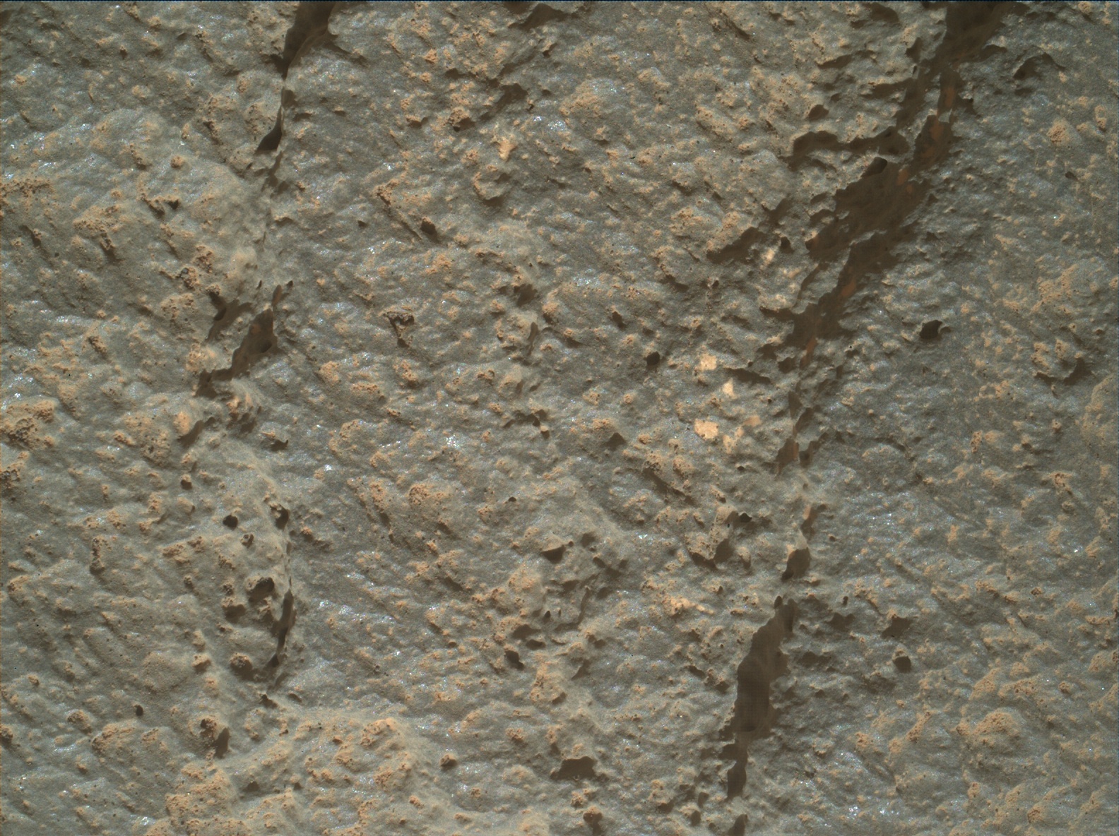 Nasa's Mars rover Curiosity acquired this image using its Mars Hand Lens Imager (MAHLI) on Sol 2633