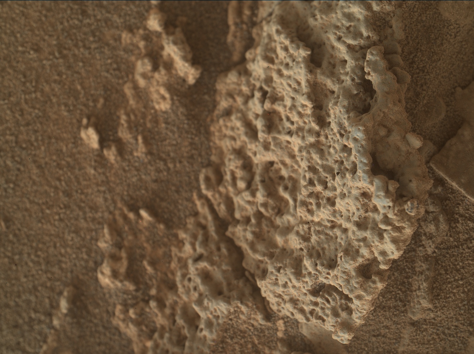 Nasa's Mars rover Curiosity acquired this image using its Mars Hand Lens Imager (MAHLI) on Sol 2642