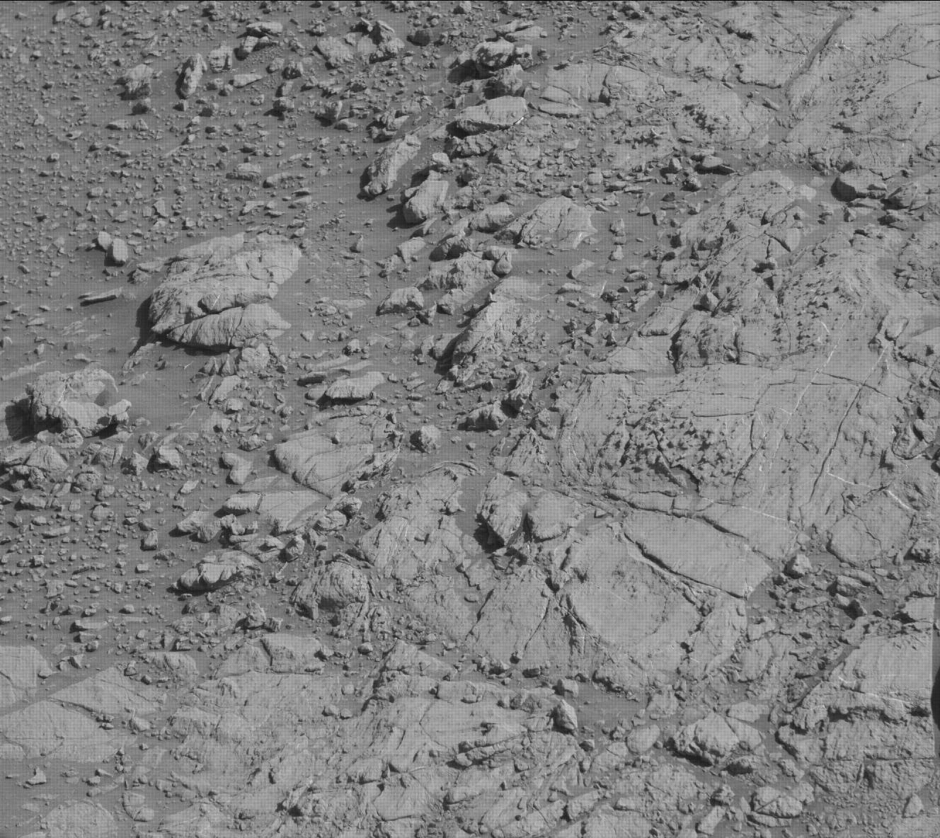 Nasa's Mars rover Curiosity acquired this image using its Mast Camera (Mastcam) on Sol 2643