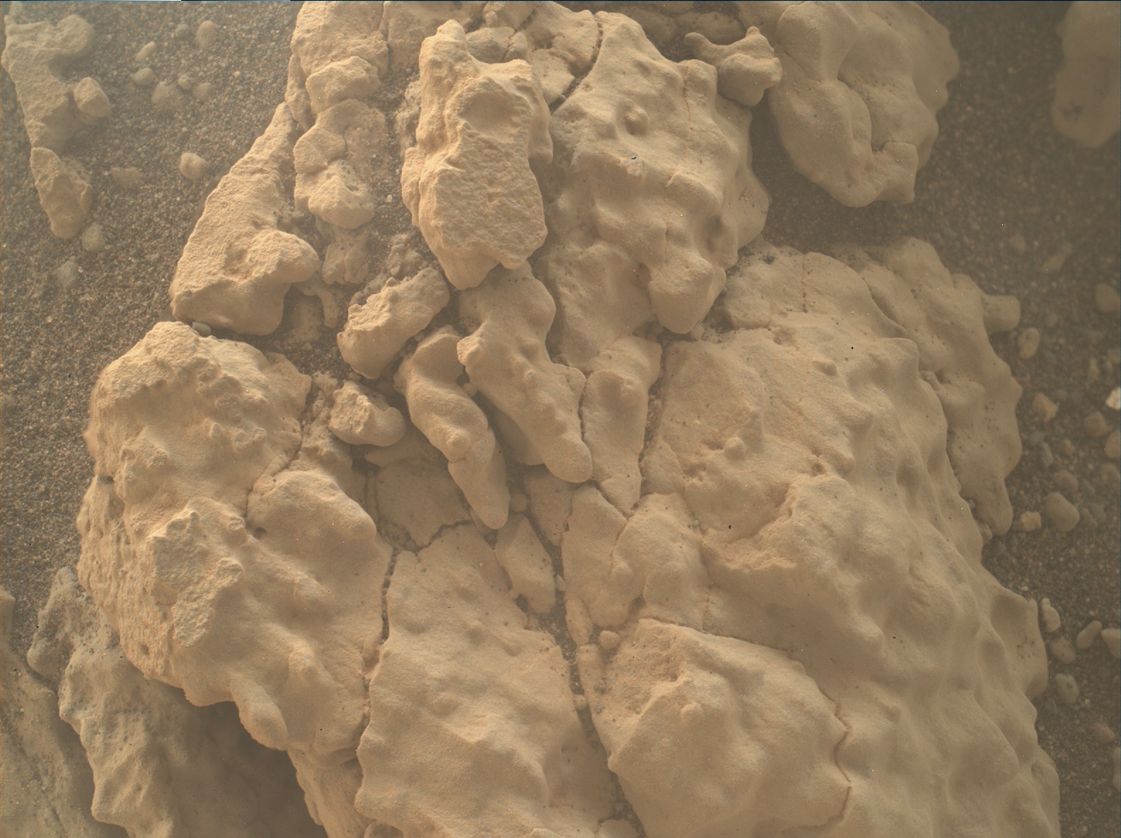 Nasa's Mars rover Curiosity acquired this image using its Mars Hand Lens Imager (MAHLI) on Sol 2654