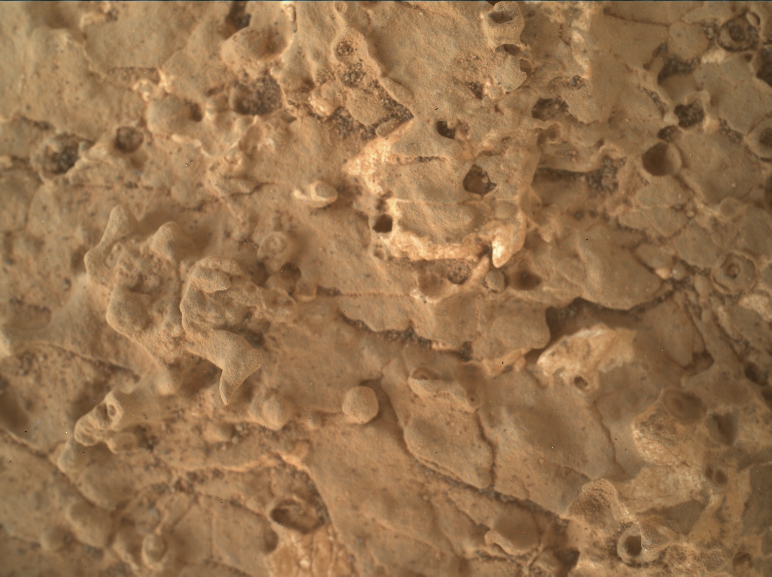 Nasa's Mars rover Curiosity acquired this image using its Mars Hand Lens Imager (MAHLI) on Sol 2660