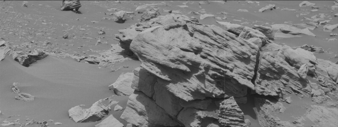 Nasa's Mars rover Curiosity acquired this image using its Mast Camera (Mastcam) on Sol 2694