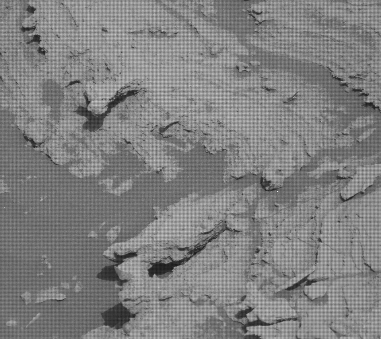 Nasa's Mars rover Curiosity acquired this image using its Mast Camera (Mastcam) on Sol 2695