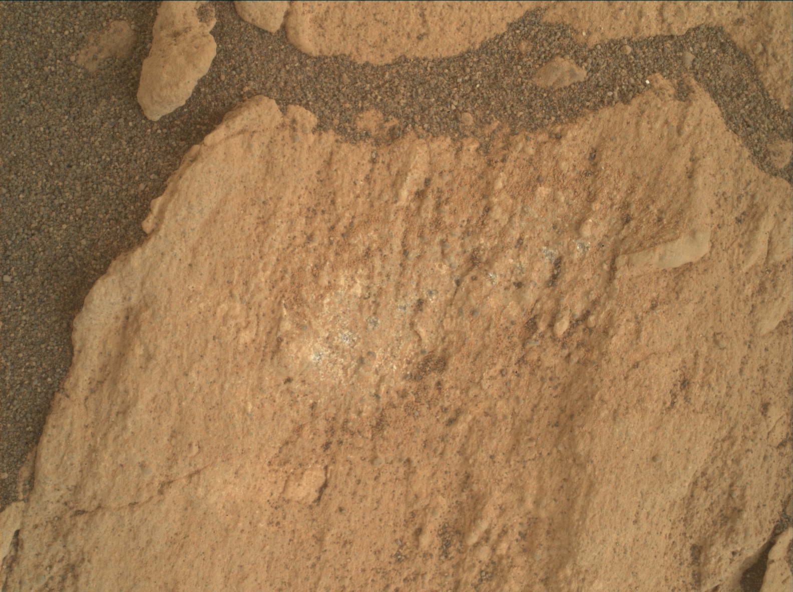 Nasa's Mars rover Curiosity acquired this image using its Mars Hand Lens Imager (MAHLI) on Sol 2695