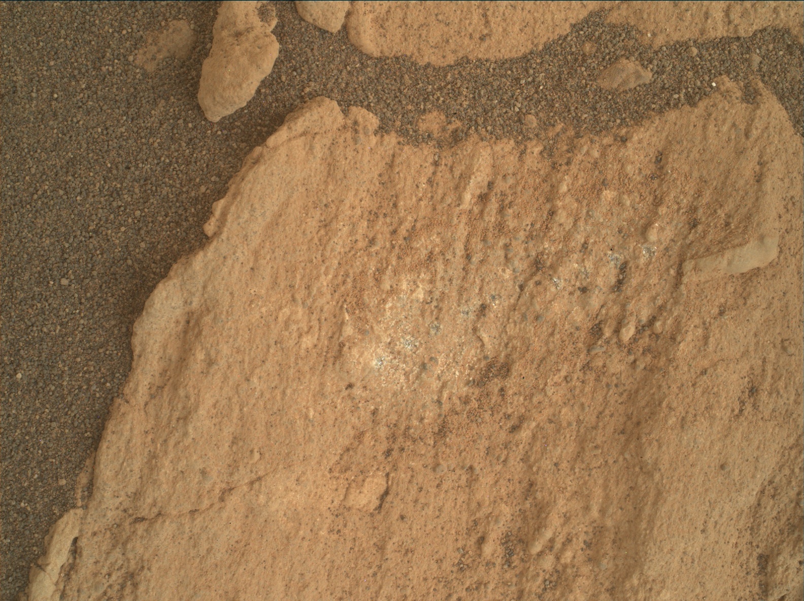Nasa's Mars rover Curiosity acquired this image using its Mars Hand Lens Imager (MAHLI) on Sol 2695