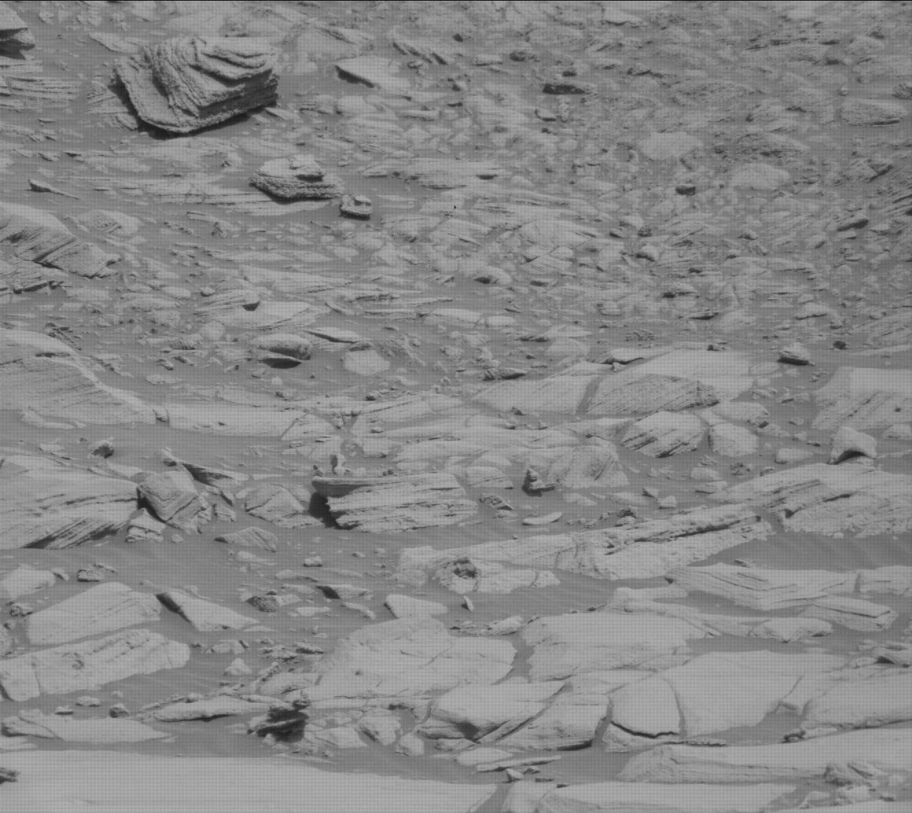Nasa's Mars rover Curiosity acquired this image using its Mast Camera (Mastcam) on Sol 2696