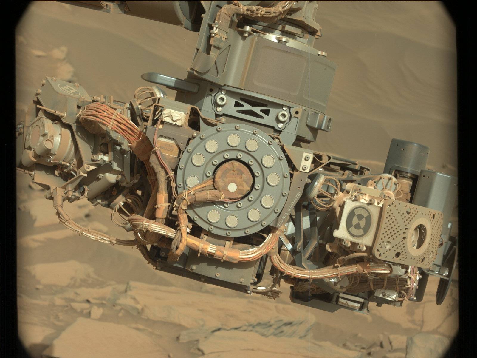 Nasa's Mars rover Curiosity acquired this image using its Mast Camera (Mastcam) on Sol 2727