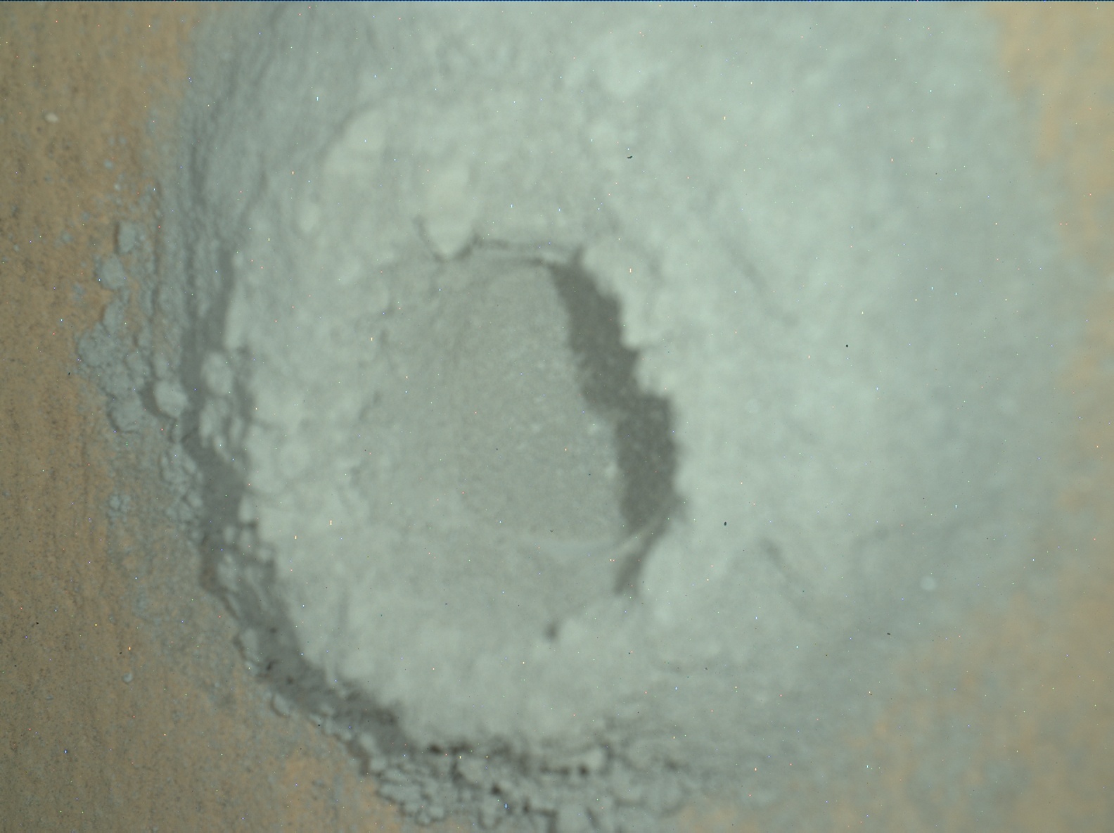 Nasa's Mars rover Curiosity acquired this image using its Mars Hand Lens Imager (MAHLI) on Sol 2727