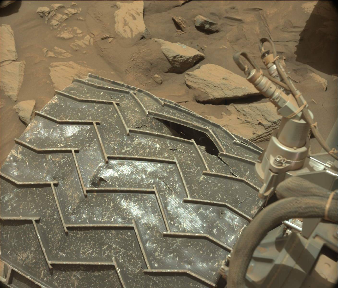 Nasa's Mars rover Curiosity acquired this image using its Mast Camera (Mastcam) on Sol 2732