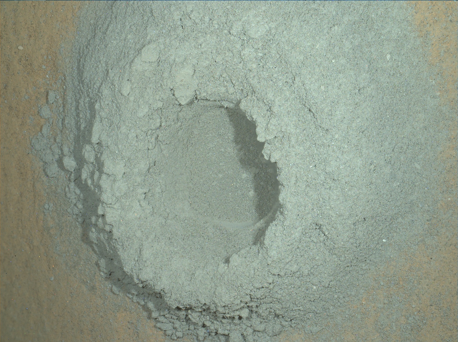 Nasa's Mars rover Curiosity acquired this image using its Mars Hand Lens Imager (MAHLI) on Sol 2732
