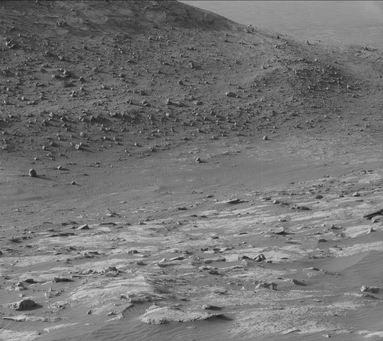 Nasa's Mars rover Curiosity acquired this image using its Mast Camera (Mastcam) on Sol 2734