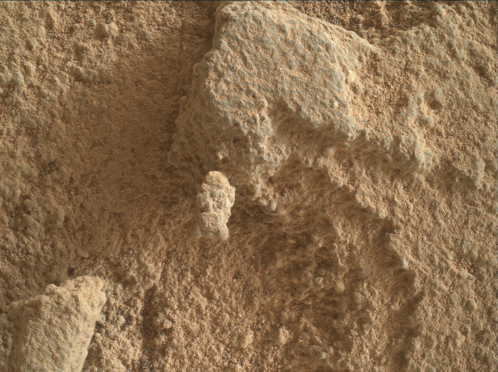 Nasa's Mars rover Curiosity acquired this image using its Mars Hand Lens Imager (MAHLI) on Sol 2734