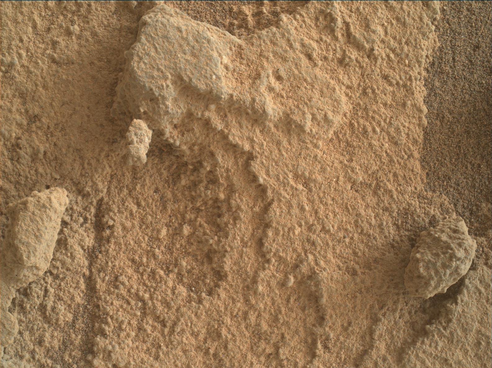 Nasa's Mars rover Curiosity acquired this image using its Mars Hand Lens Imager (MAHLI) on Sol 2736