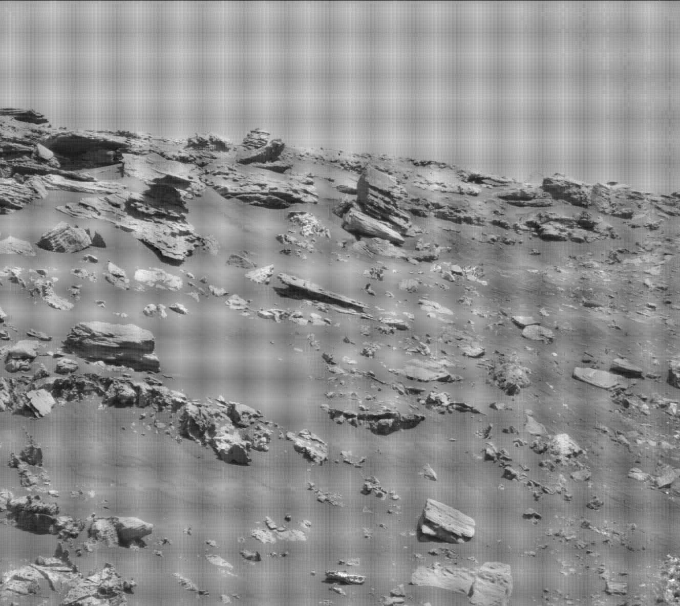 Nasa's Mars rover Curiosity acquired this image using its Mast Camera (Mastcam) on Sol 2737
