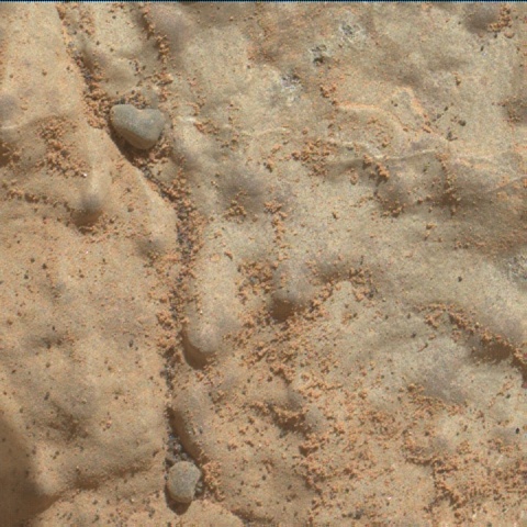 Nasa's Mars rover Curiosity acquired this image using its Mars Hand Lens Imager (MAHLI) on Sol 2747