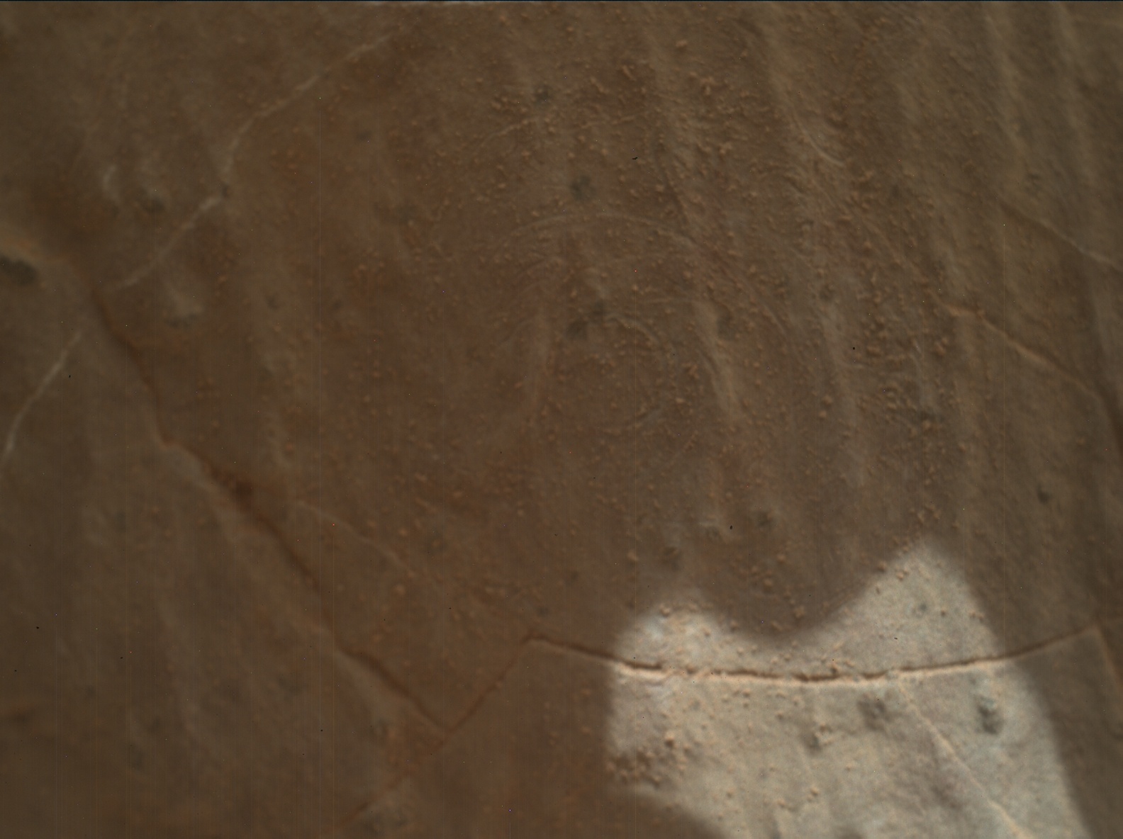 Nasa's Mars rover Curiosity acquired this image using its Mars Hand Lens Imager (MAHLI) on Sol 2749