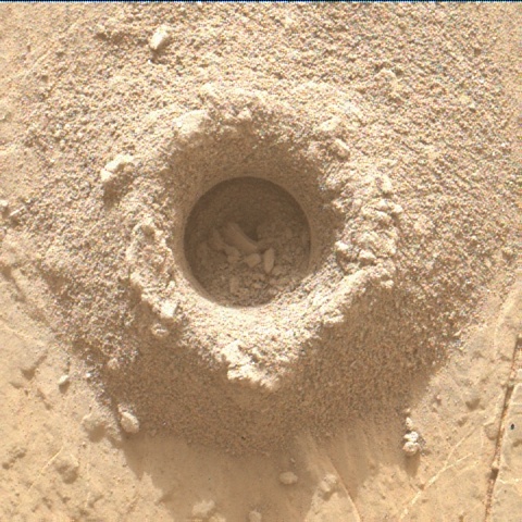 Nasa's Mars rover Curiosity acquired this image using its Mars Hand Lens Imager (MAHLI) on Sol 2773
