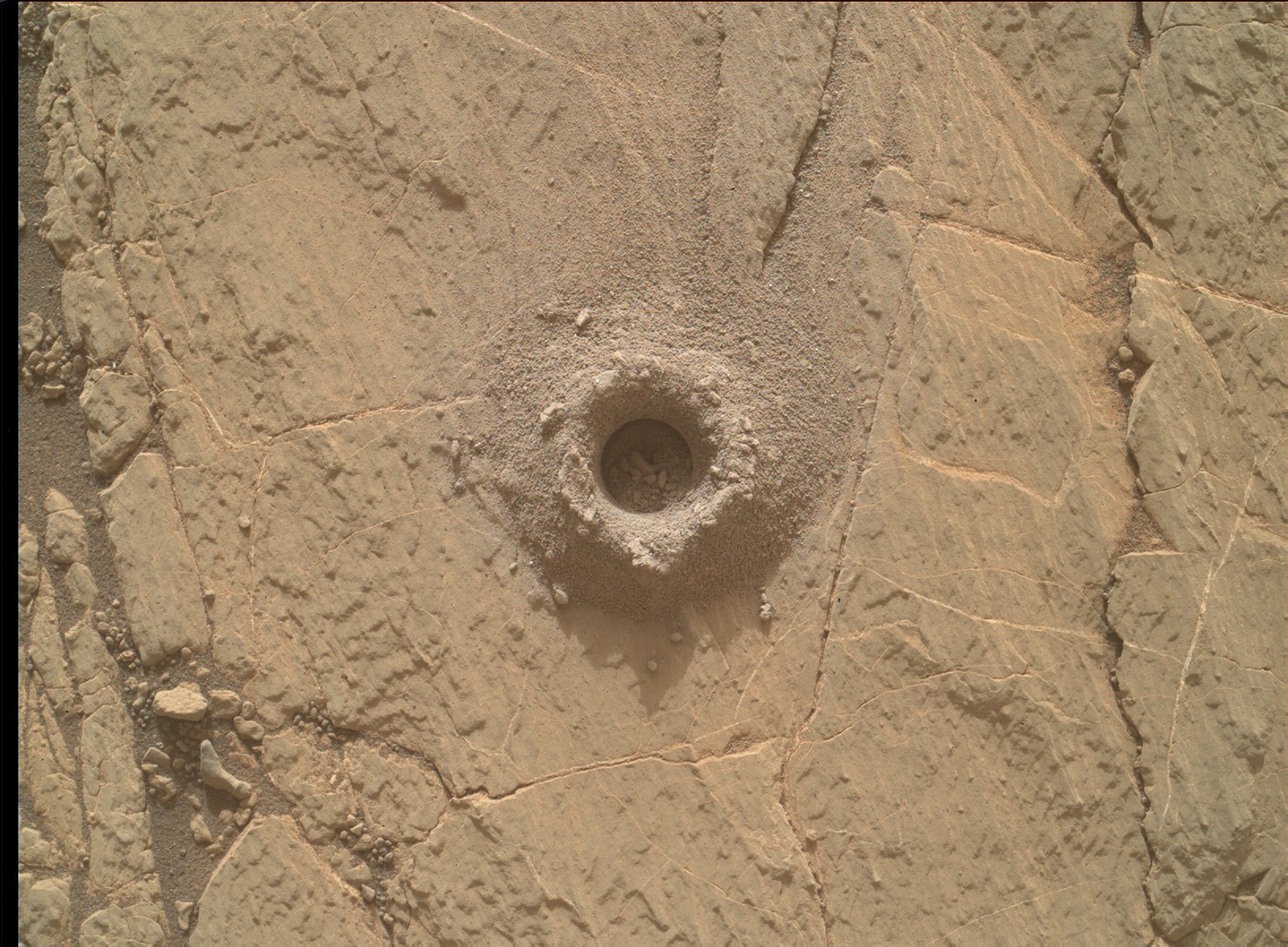 Nasa's Mars rover Curiosity acquired this image using its Mars Hand Lens Imager (MAHLI) on Sol 2773