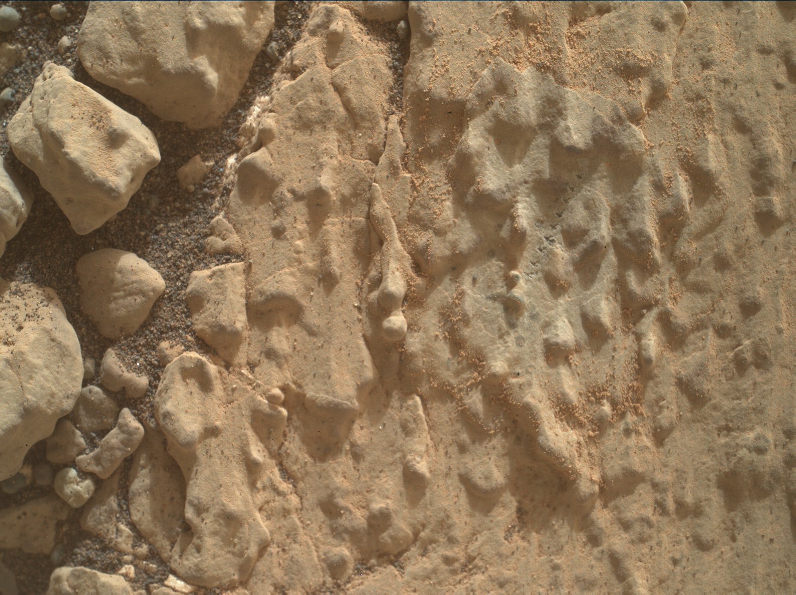 Nasa's Mars rover Curiosity acquired this image using its Mars Hand Lens Imager (MAHLI) on Sol 2778