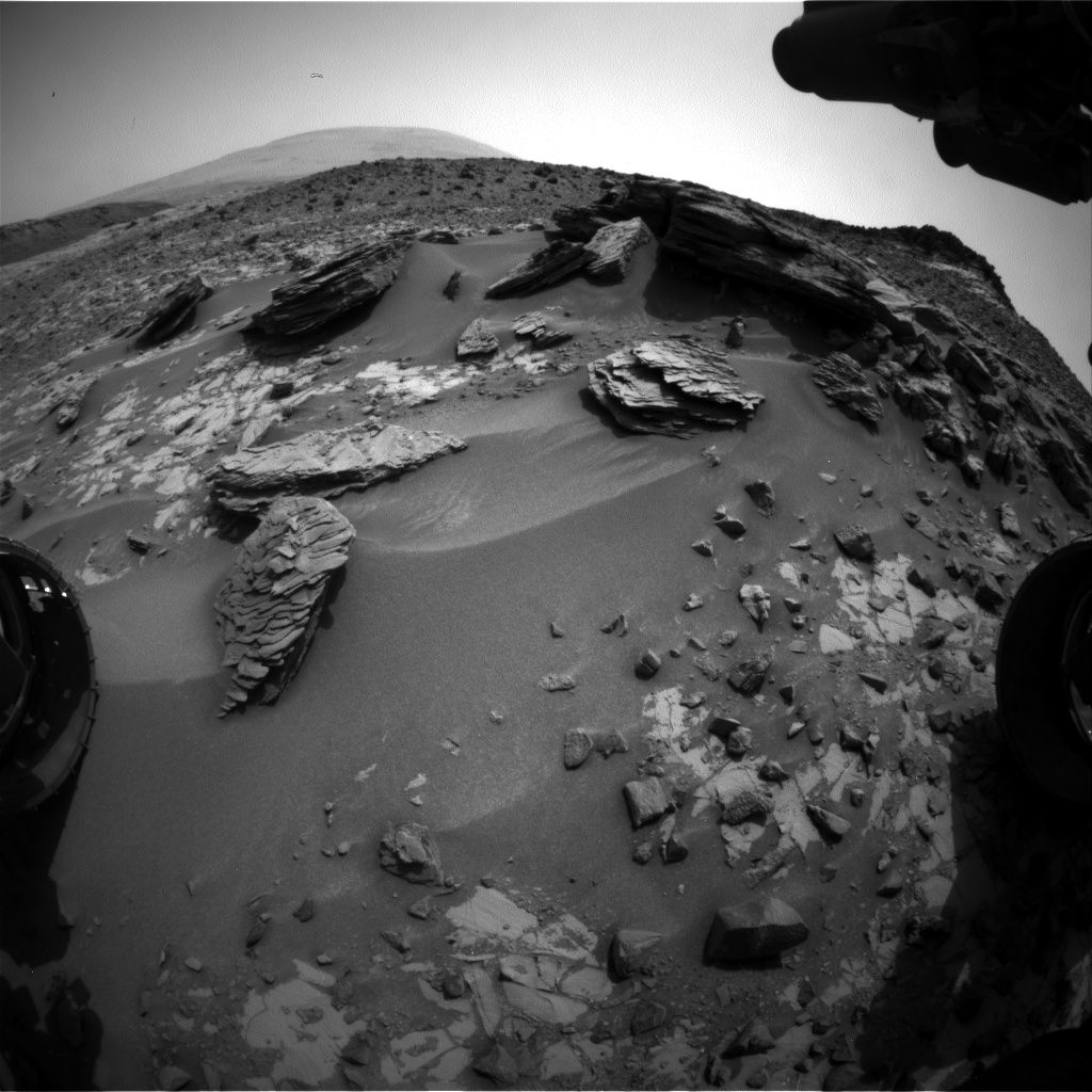 Nasa's Mars rover Curiosity acquired this image using its Front Hazard Avoidance Camera (Front Hazcam) on Sol 861, at drive 2414, site number 44