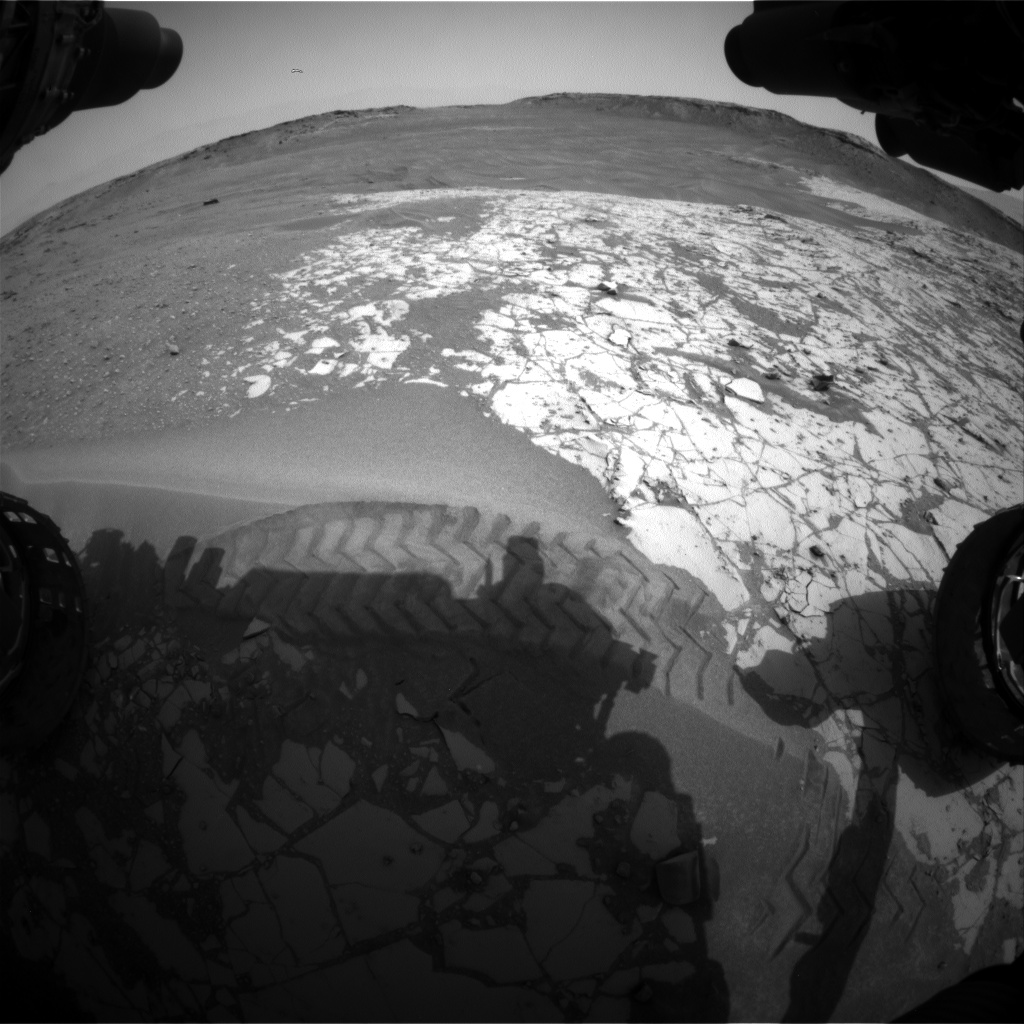 Nasa's Mars rover Curiosity acquired this image using its Front Hazard Avoidance Camera (Front Hazcam) on Sol 863, at drive 2958, site number 44