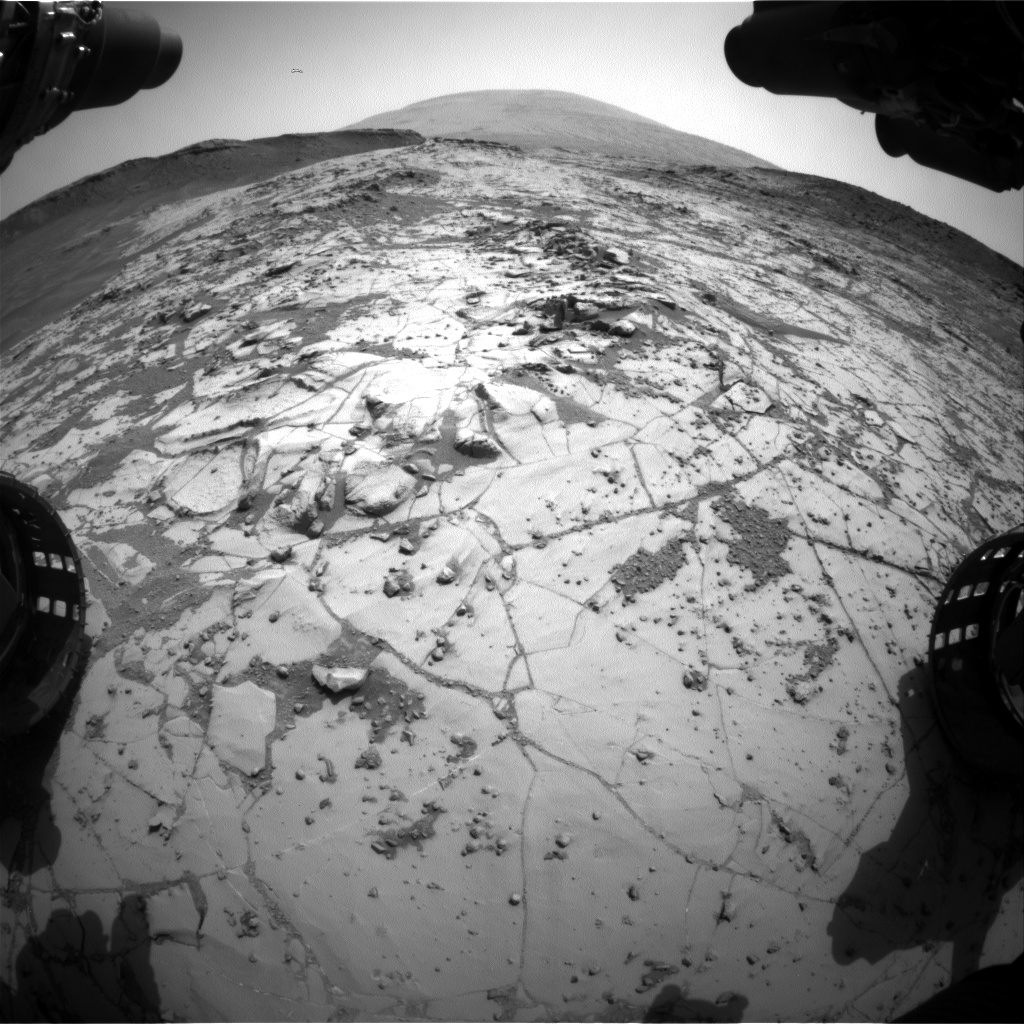 Nasa's Mars rover Curiosity acquired this image using its Front Hazard Avoidance Camera (Front Hazcam) on Sol 865, at drive 0, site number 45