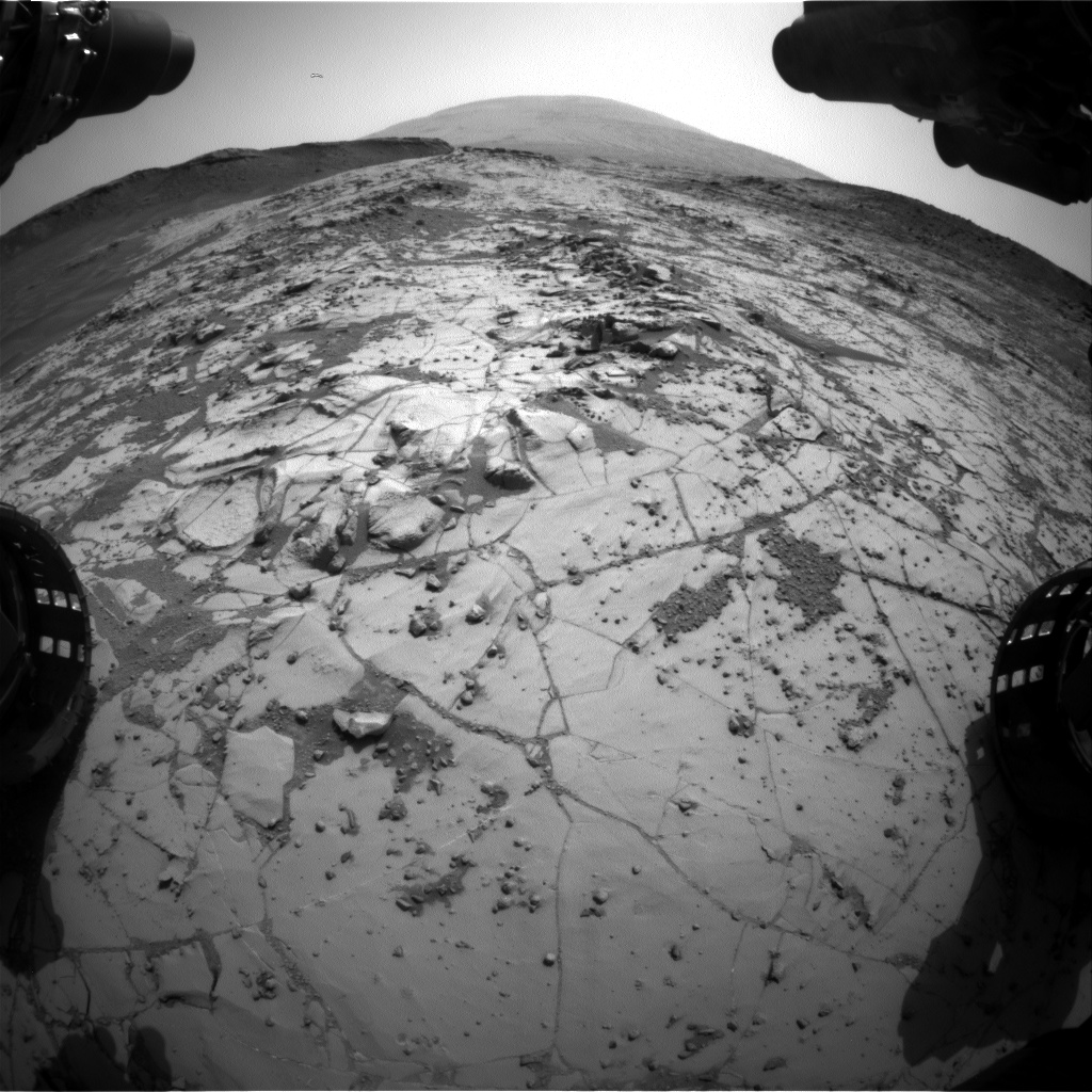Nasa's Mars rover Curiosity acquired this image using its Front Hazard Avoidance Camera (Front Hazcam) on Sol 866, at drive 0, site number 45