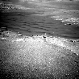 Nasa's Mars rover Curiosity acquired this image using its Left Navigation Camera on Sol 2475, at drive 2402, site number 76