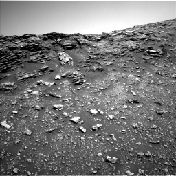 Nasa's Mars rover Curiosity acquired this image using its Left Navigation Camera on Sol 2475, at drive 2570, site number 76