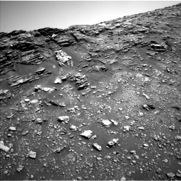 Nasa's Mars rover Curiosity acquired this image using its Left Navigation Camera on Sol 2475, at drive 2576, site number 76