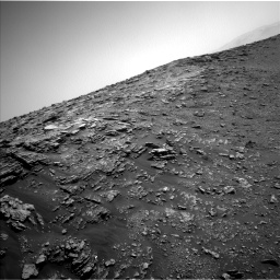 Nasa's Mars rover Curiosity acquired this image using its Left Navigation Camera on Sol 2476, at drive 2594, site number 76