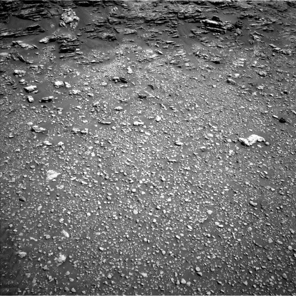 Nasa's Mars rover Curiosity acquired this image using its Left Navigation Camera on Sol 2476, at drive 2618, site number 76