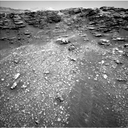 Nasa's Mars rover Curiosity acquired this image using its Left Navigation Camera on Sol 2477, at drive 2696, site number 76