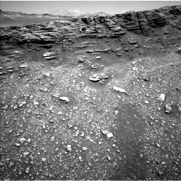 Nasa's Mars rover Curiosity acquired this image using its Left Navigation Camera on Sol 2477, at drive 2708, site number 76