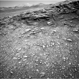 Nasa's Mars rover Curiosity acquired this image using its Left Navigation Camera on Sol 2477, at drive 2720, site number 76