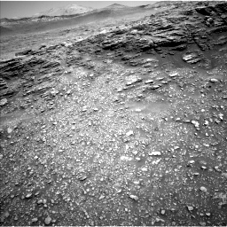 Nasa's Mars rover Curiosity acquired this image using its Left Navigation Camera on Sol 2477, at drive 2726, site number 76