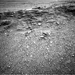 Nasa's Mars rover Curiosity acquired this image using its Left Navigation Camera on Sol 2477, at drive 2738, site number 76