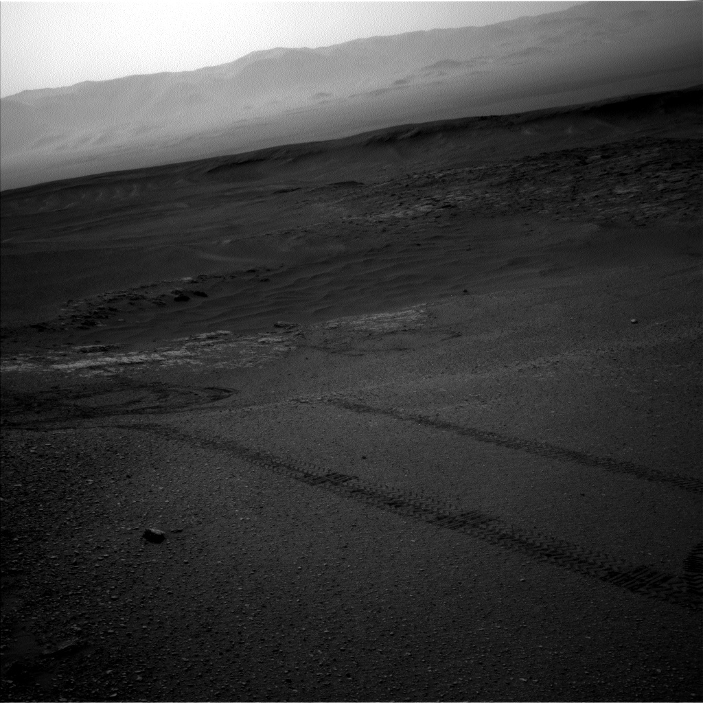 Nasa's Mars rover Curiosity acquired this image using its Left Navigation Camera on Sol 2477, at drive 2810, site number 76